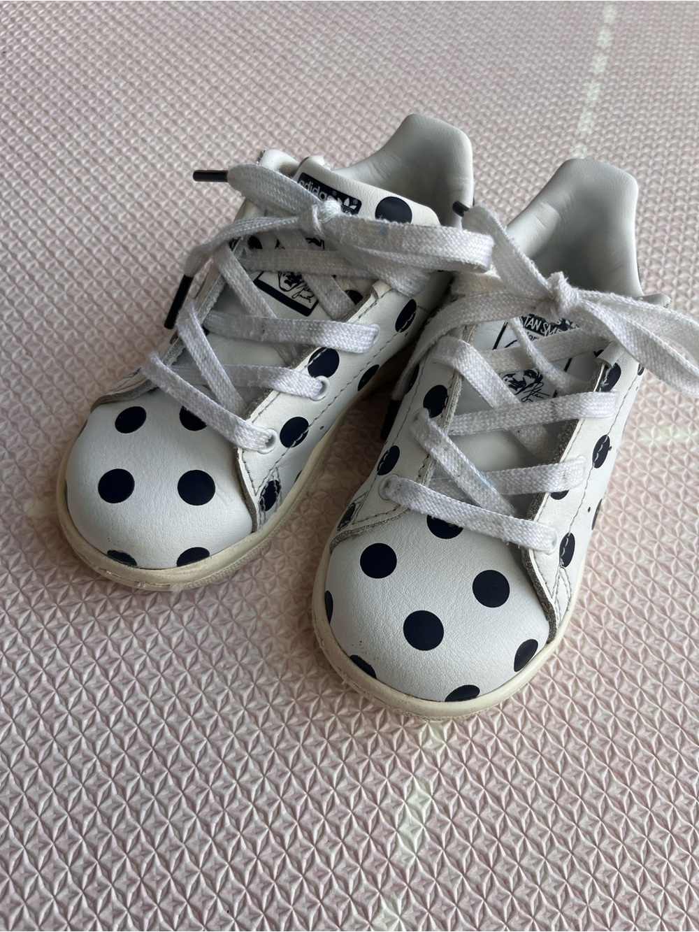 Polka dot Adidas Stan Smith Sz 7
